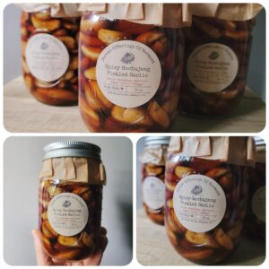 Spicy Gochujang Pickled Garlic